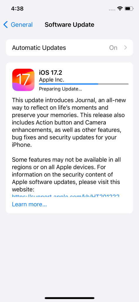 ios 17.2